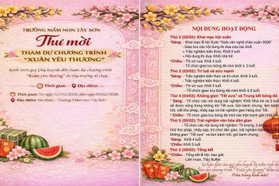 Thư mời tham dự chương trình “Xuân yêu thương”