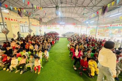 Trường MN Tây Sơn quyên góp, ủng hộ lũ lụt cho đồng bào miền Trung Và Tây Nguyên